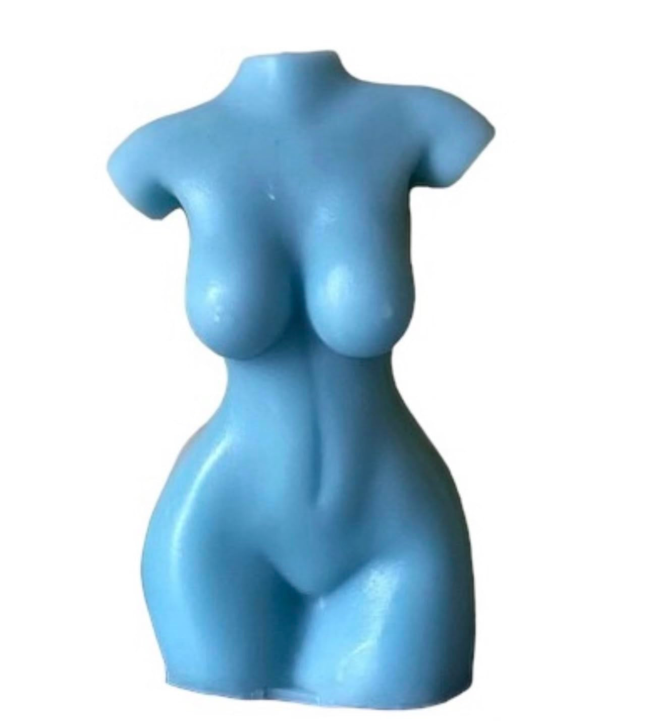 100% Soy Body Decor Candles (Blue - Baby Powder) Highly Scented