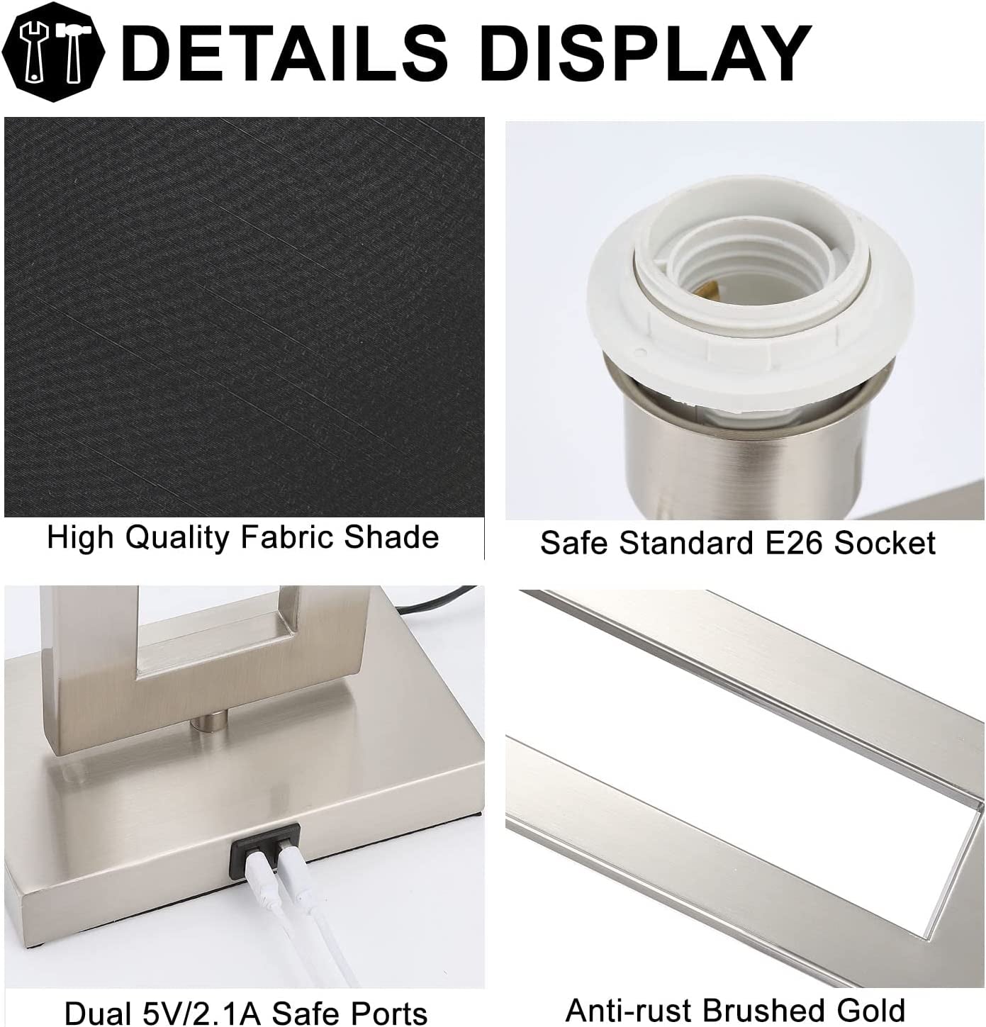 Act Fast: 22" Bedroom Lamp Set