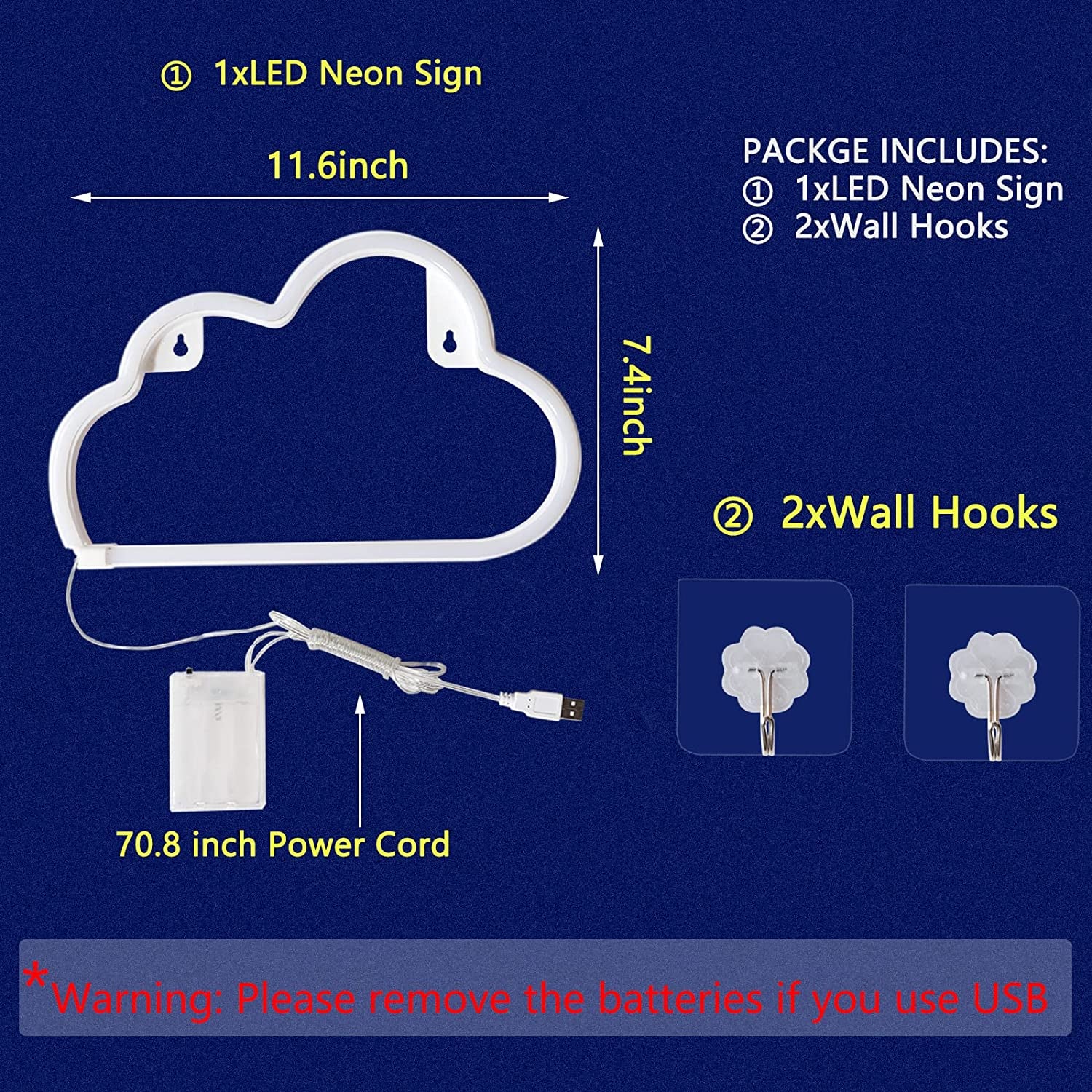 Cloud Neon Light