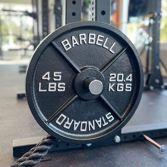 Steel Olympic Plates 175Lb Set - Olympic Standard Premium Coated 2.5Lb, 5Lb, 10Lb, 25Lb, 45Lb Pairs for Weight Lifting Powerlifting