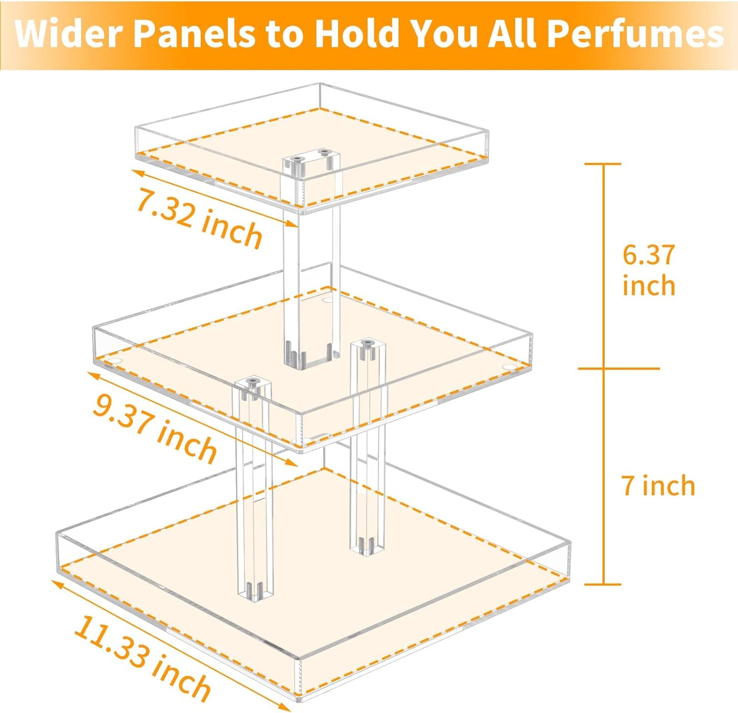 3-Tier Perfume Organizer