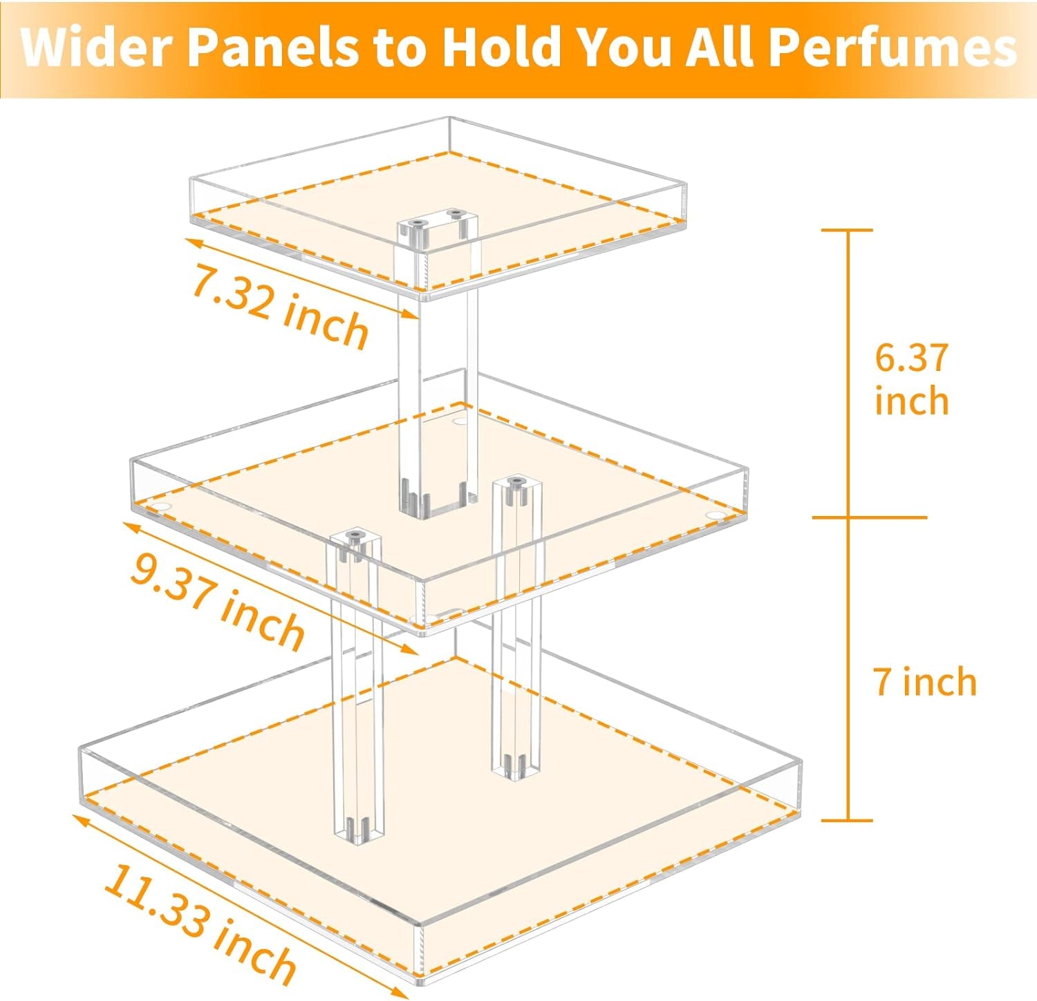 3-Tier Perfume Organizer