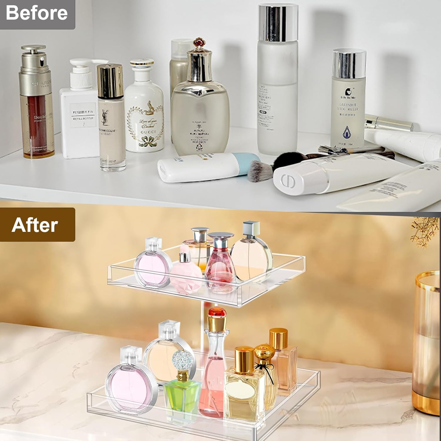 Yageli 2-Teir Perfume Organizer