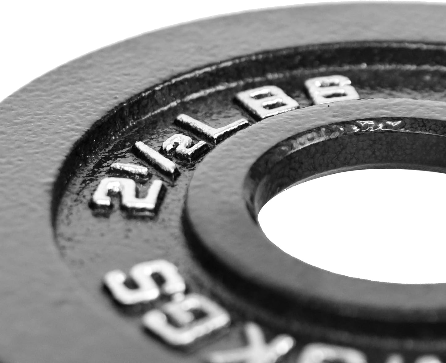 Steel Weight Plates 85LB Set - Olympic 2 Inch Center Premium Coating 2X 25Lb, 10Lb, 5Lb, and 2.5Lb for Olympic Weight Lifting Barbells