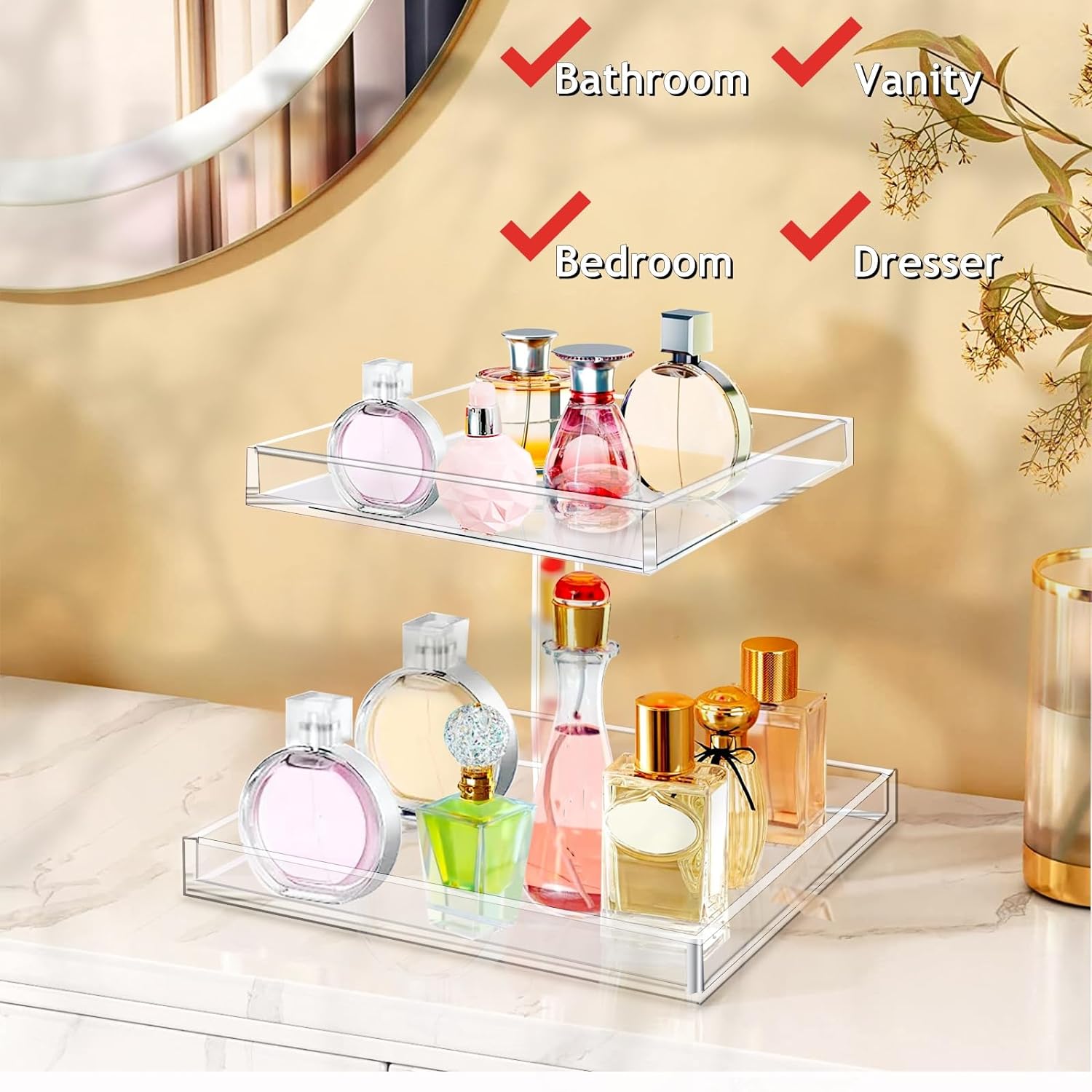 Yageli 2-Teir Perfume Organizer