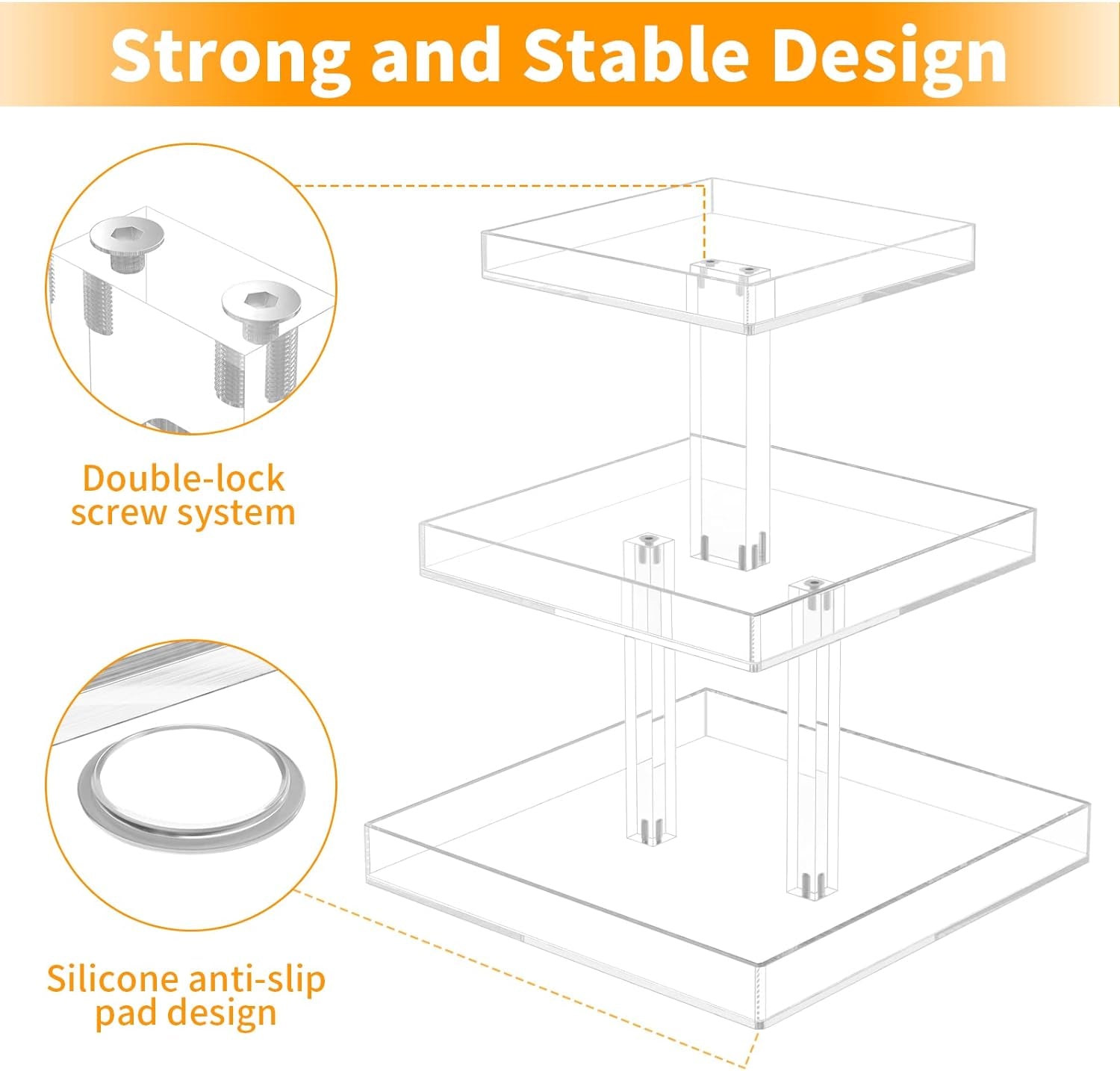 3-Tier Perfume Organizer