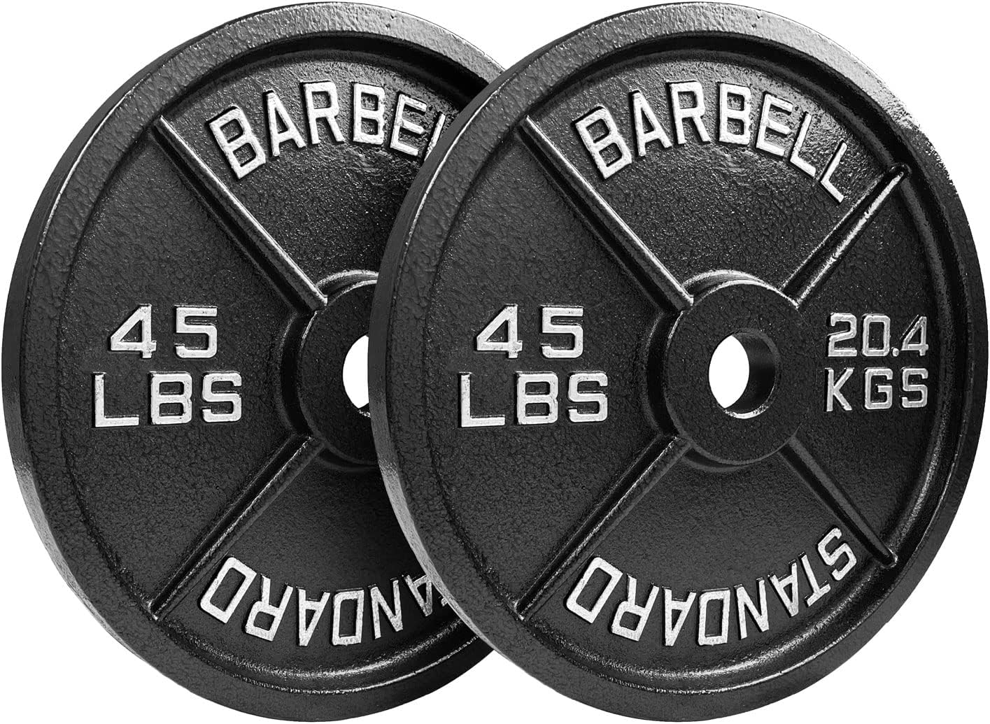Steel Olympic Plates 175Lb Set - Olympic Standard Premium Coated 2.5Lb, 5Lb, 10Lb, 25Lb, 45Lb Pairs for Weight Lifting Powerlifting