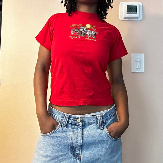 Vintage “Jambo Kenya” Baby Tee