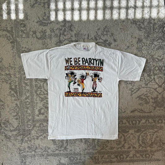 Vintage 1990s single stitch “We Be Partyin” Tee
