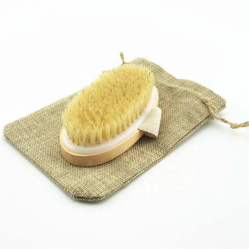 Soft Natural Bristle Body Brush
