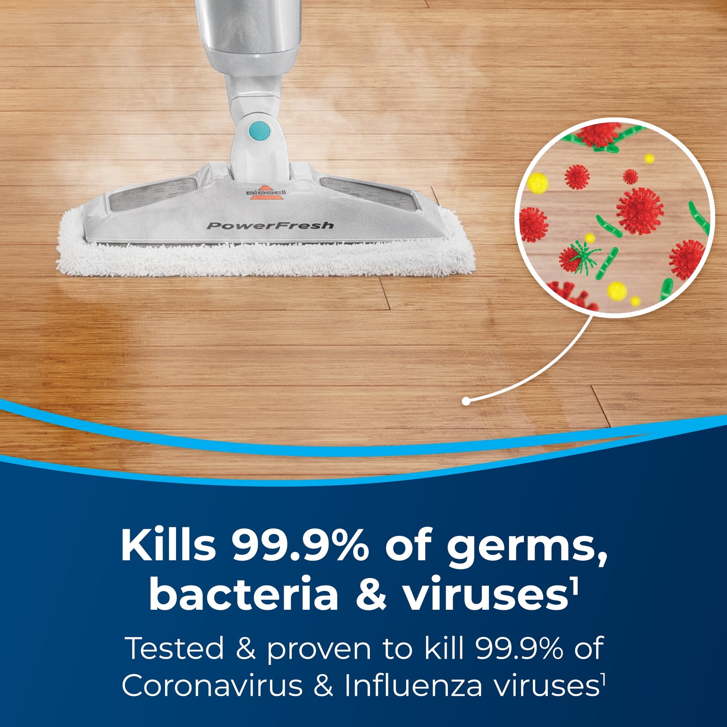Bissell Powerfresh Scrubbing and Sanitizing Steam Mop