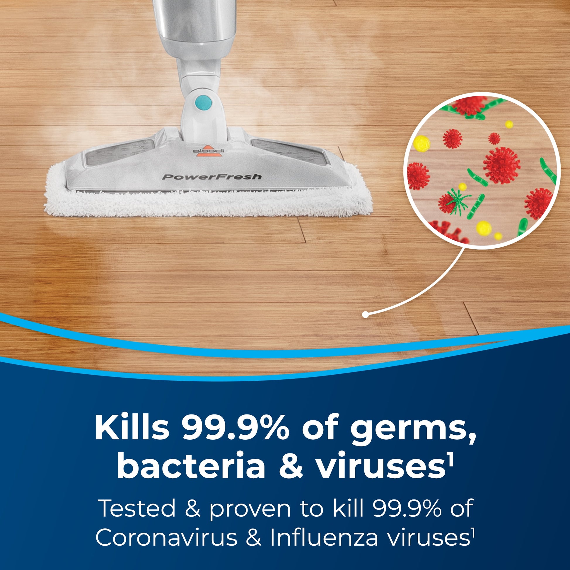 Bissell Powerfresh Scrubbing and Sanitizing Steam Mop