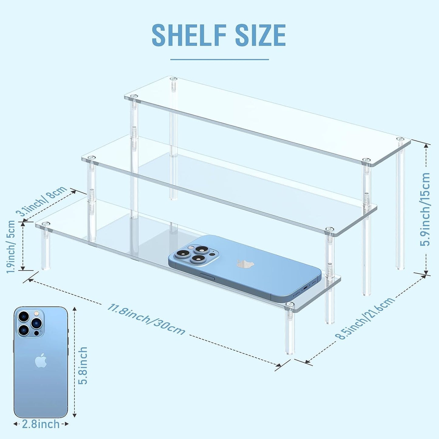 Riser Acrylic Perfume Organizer
