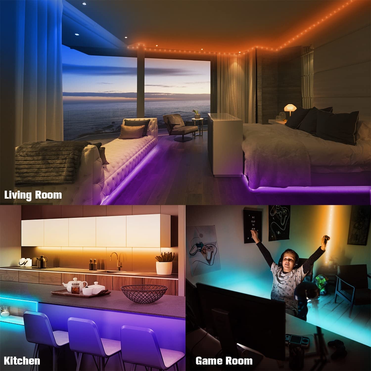 LED Strip Lights (65.6 FT)