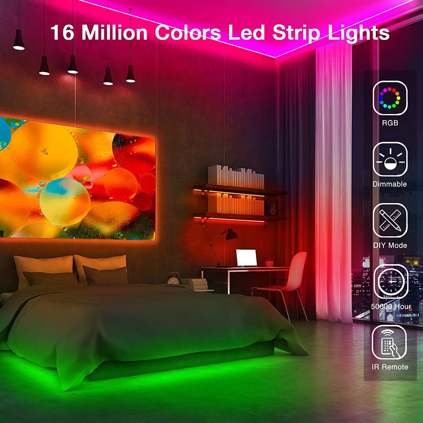LED Strip Lights (65.6 FT)
