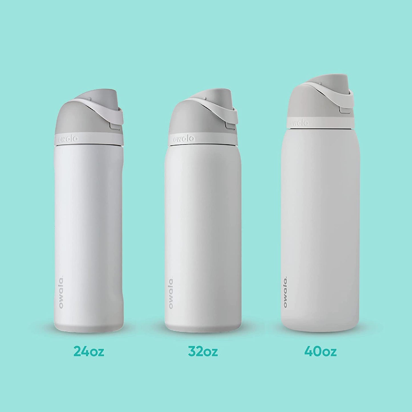 FreeSip Insulated Stainless Steel Water Bottle with Straw